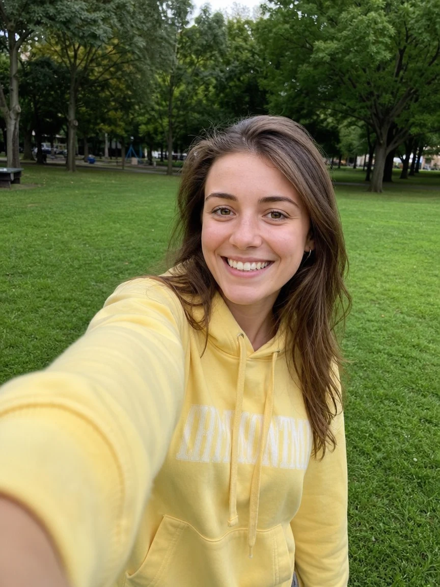 Before — Woman Yellow Park