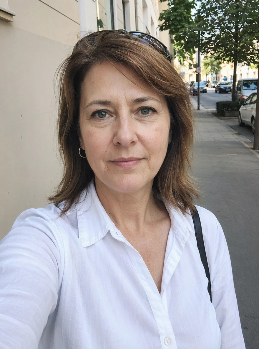 Before — Woman White Street