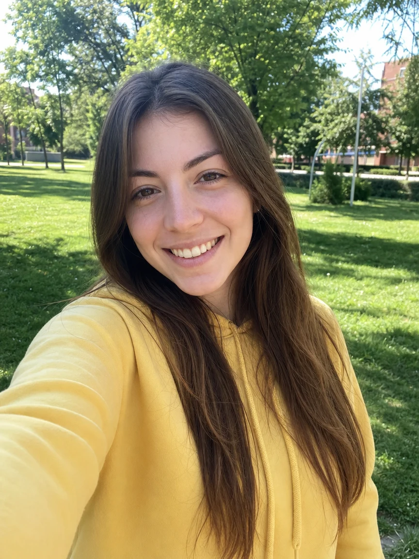 Before — Woman Yellow Park