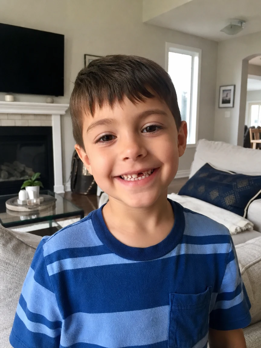Before — Cartoon kid