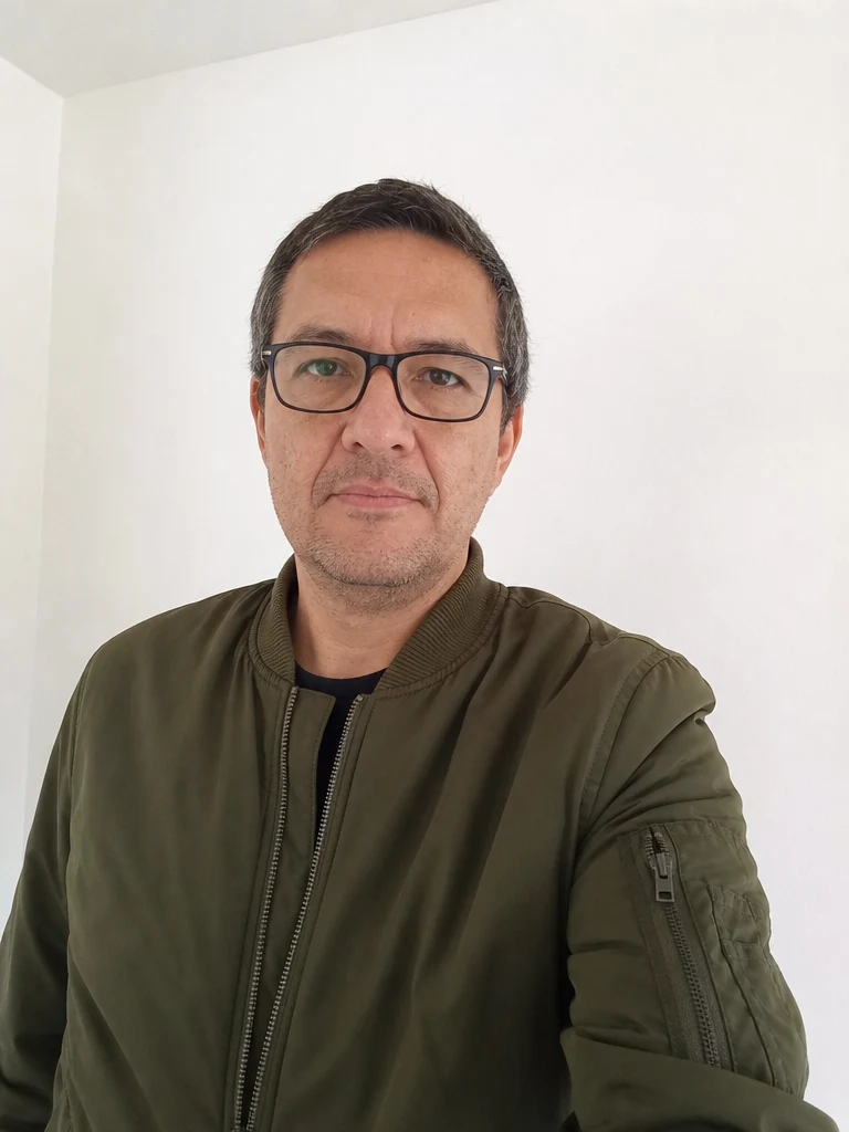 Before — Man Green Jacket