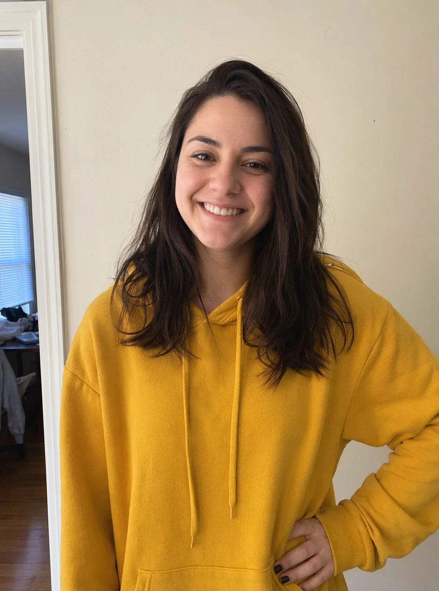 Before — Woman Mustard