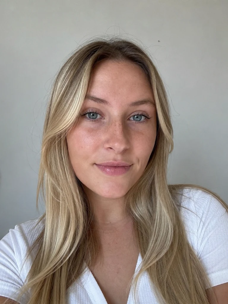 Before — Blonde hair
