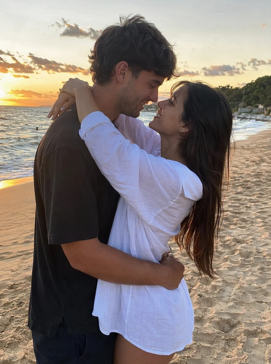Before — Beach kiss