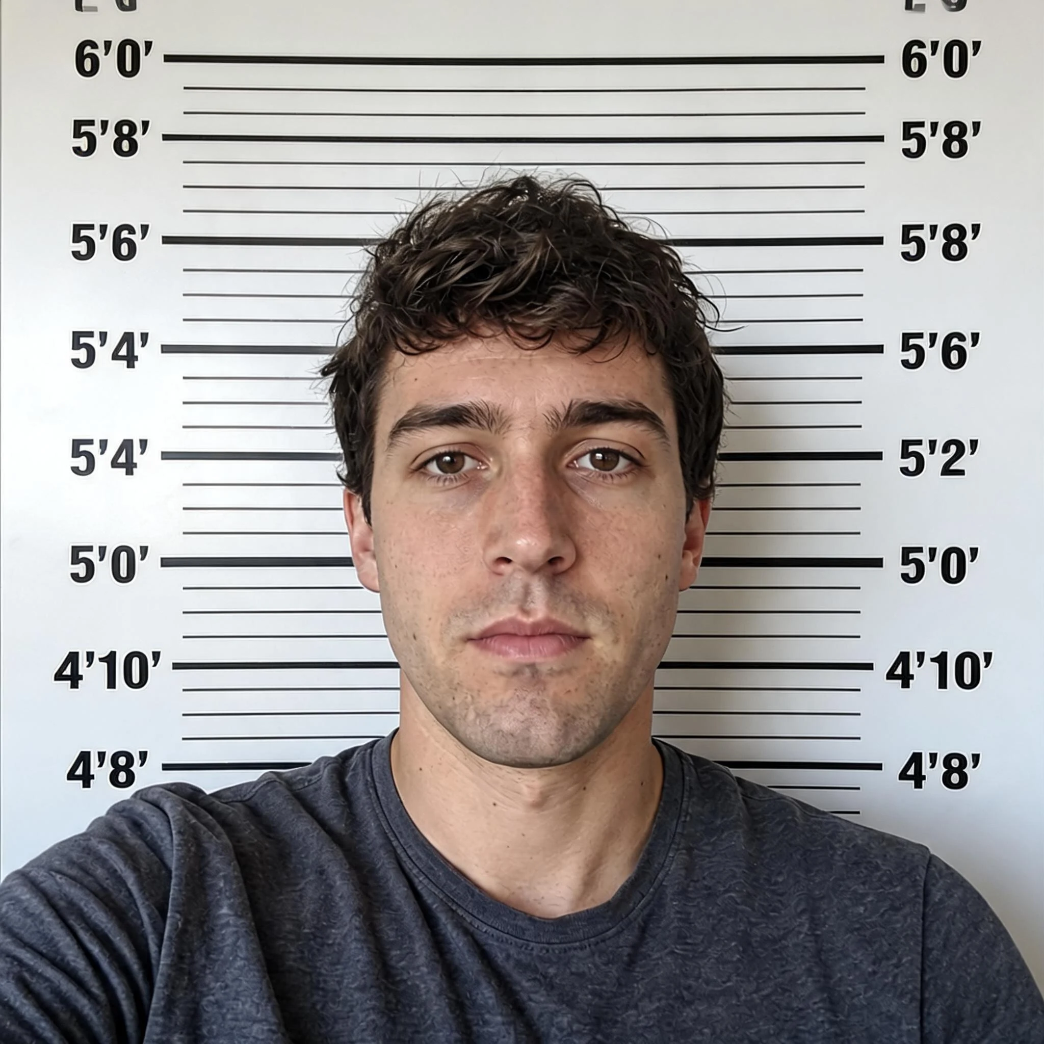 After — His mugshot