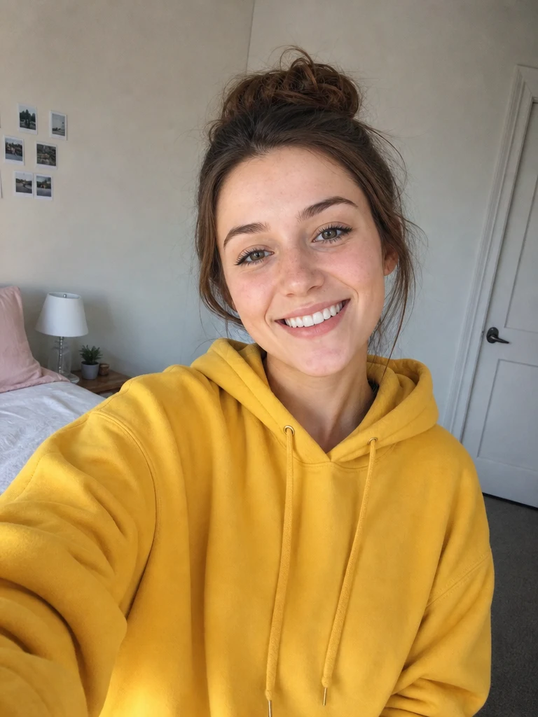 Before — Woman Yellow Bedroom