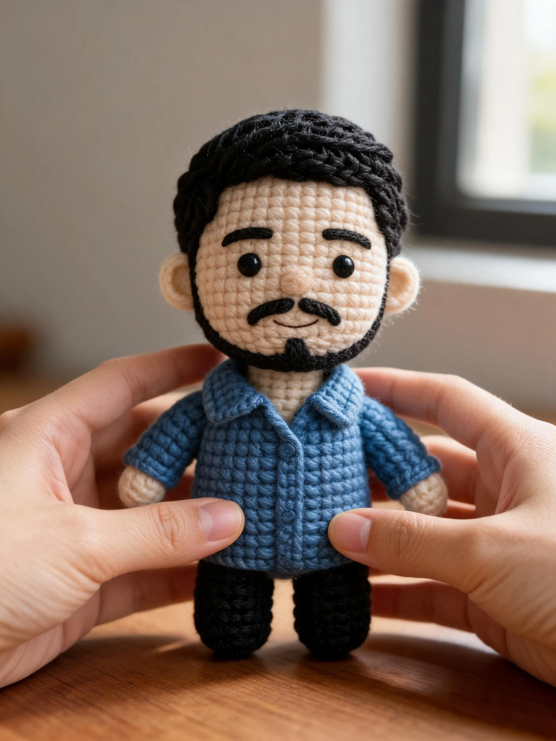 After — Crochet him