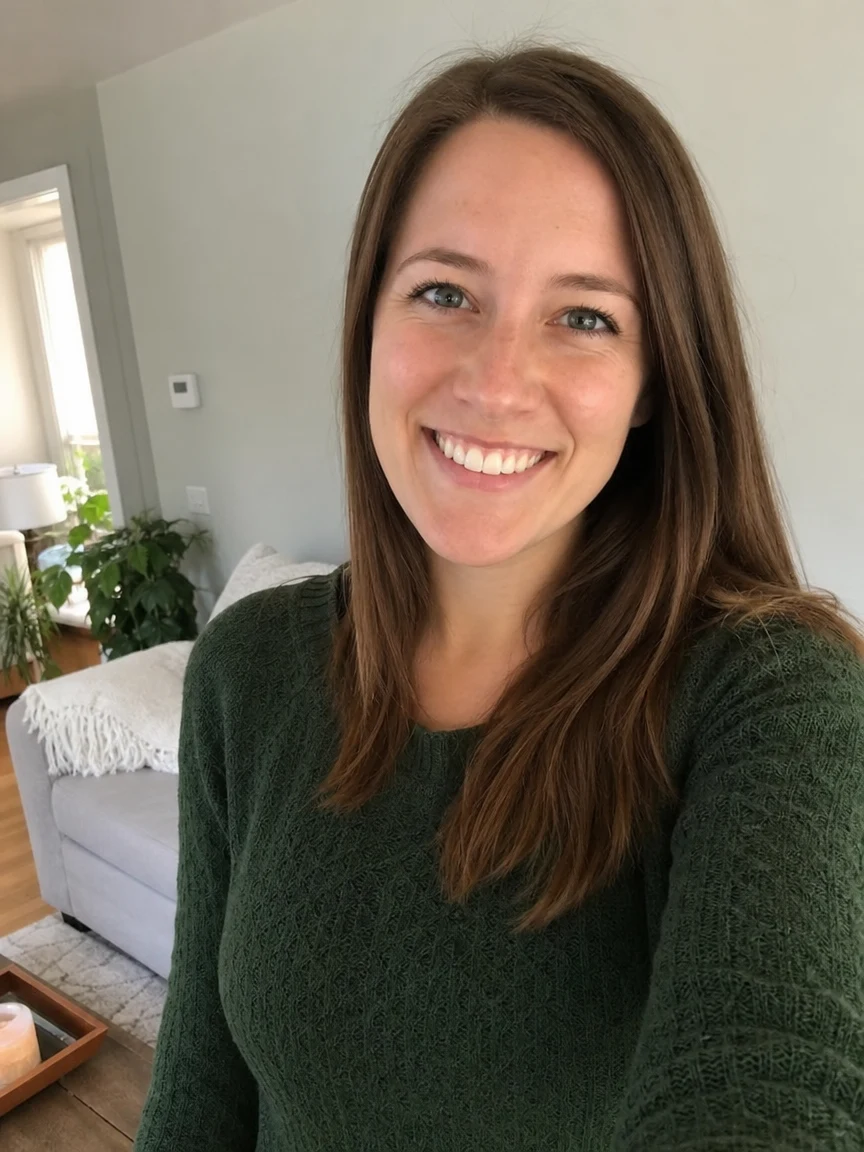 Before — Woman Green