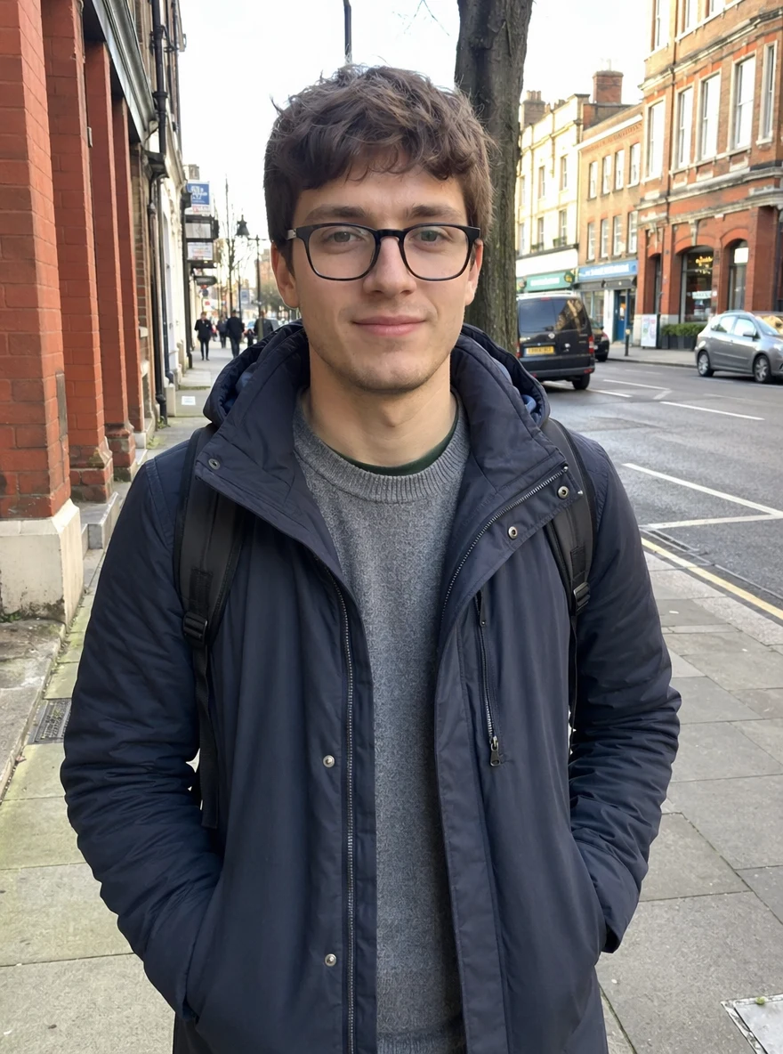 Before — Man Glasses Street