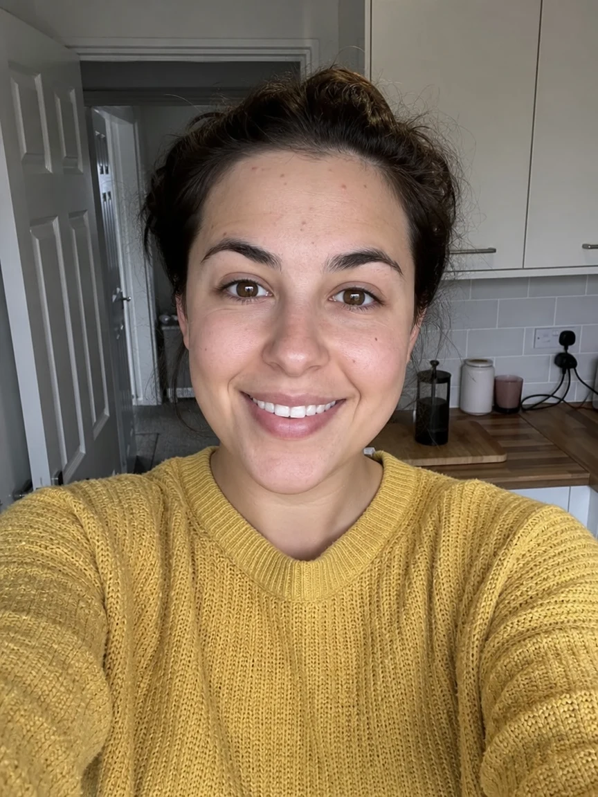 Before — Woman Yellow Kitchen