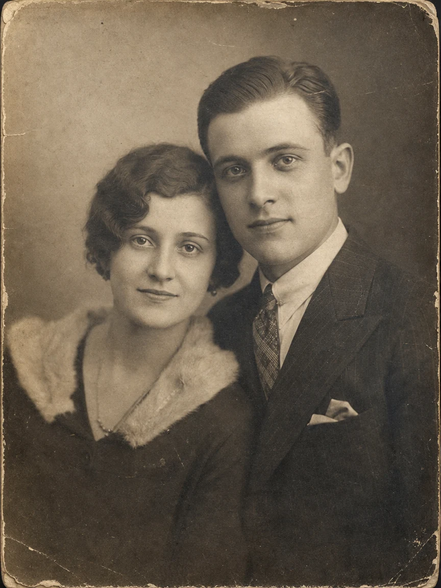 Before — Vintage couple