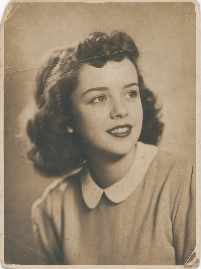 Before — Vintage portrait