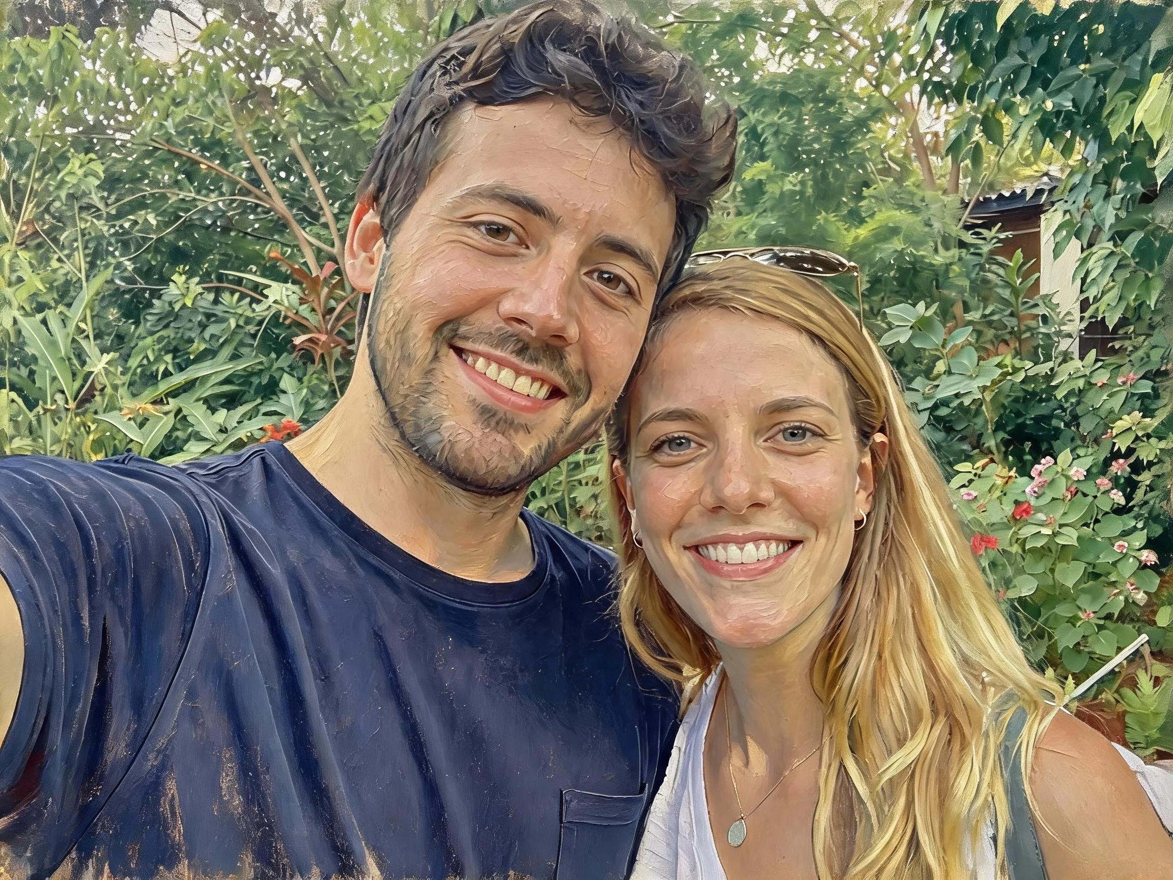 After — Couple painting