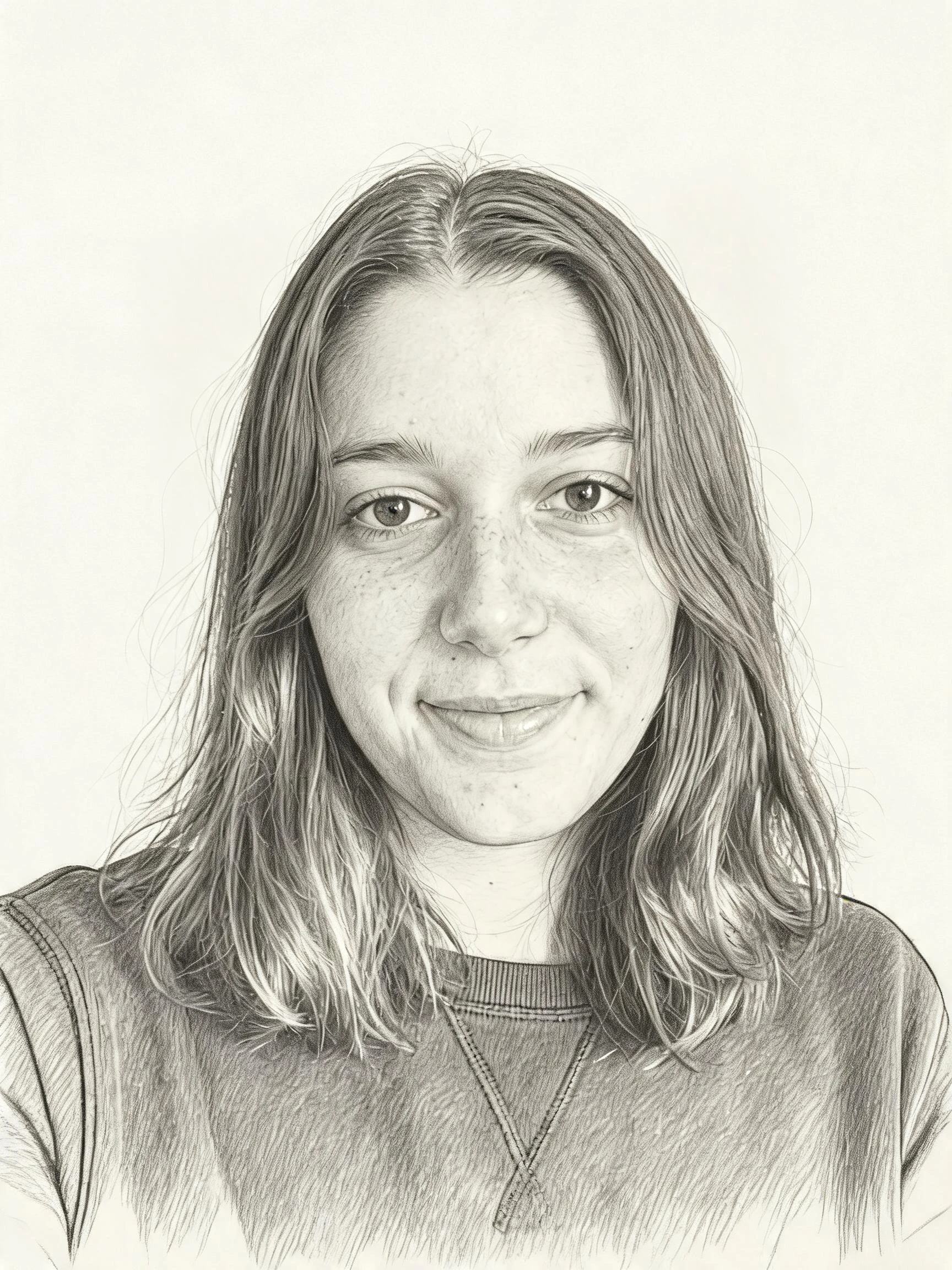 After — Her sketch