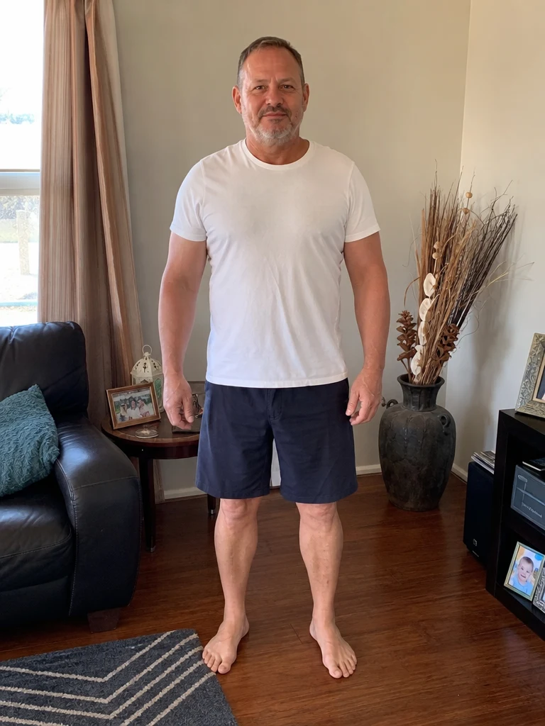 Before — Man Home White