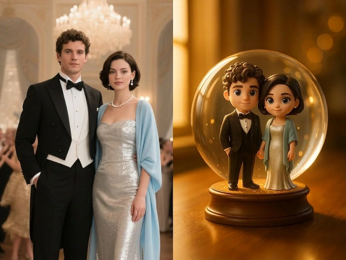 AI 3D Couple Crystal Ball Generator
