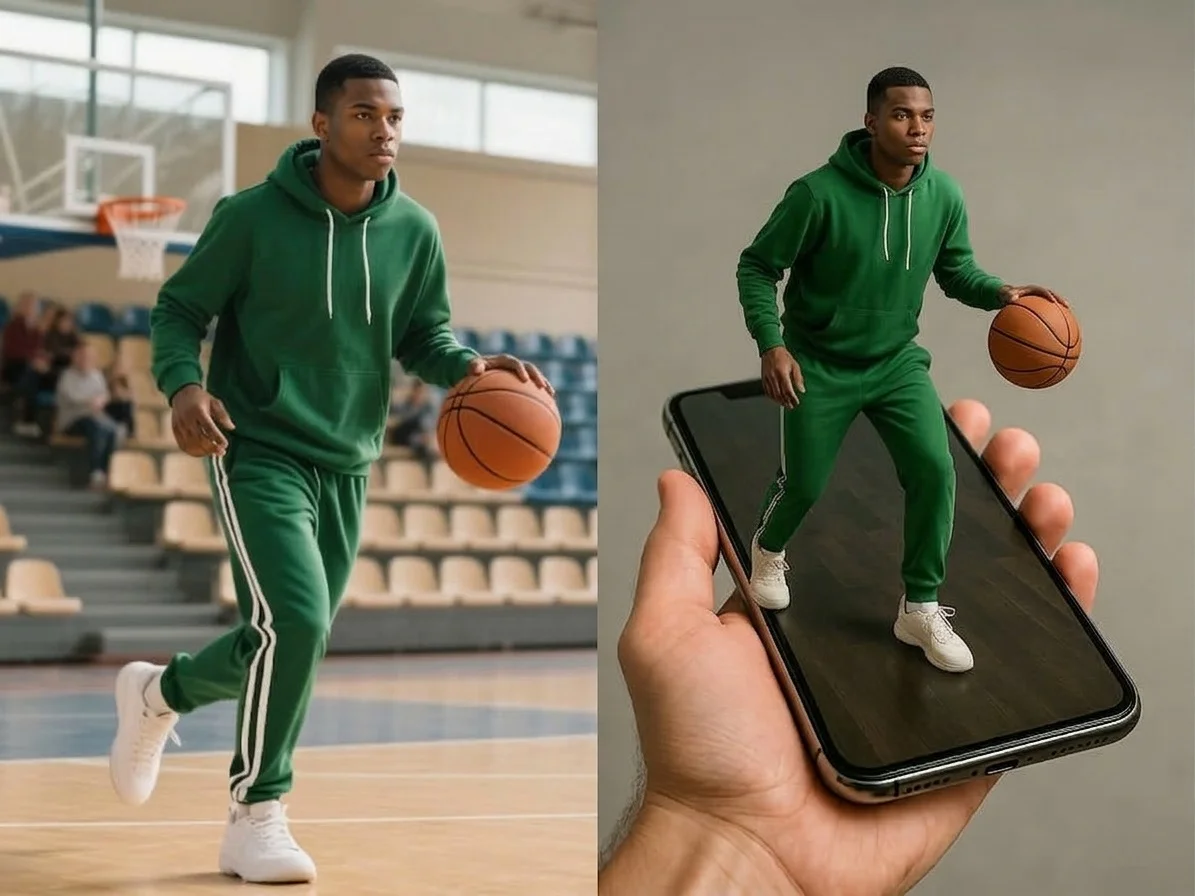 AI 3D Pop-Out Effect