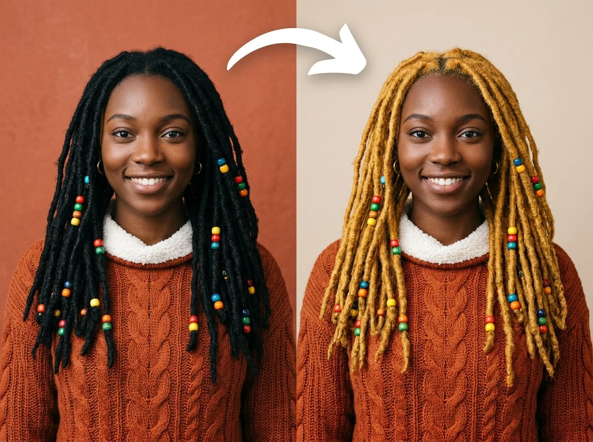 AI Blonde Hair Filter
