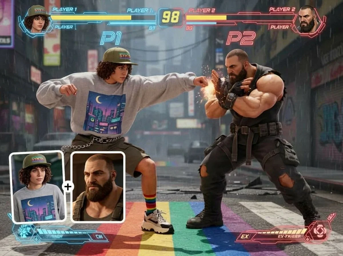 AI Street Fighter Effect
