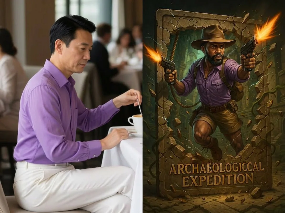 AI Tomb Raider Style Card Generator