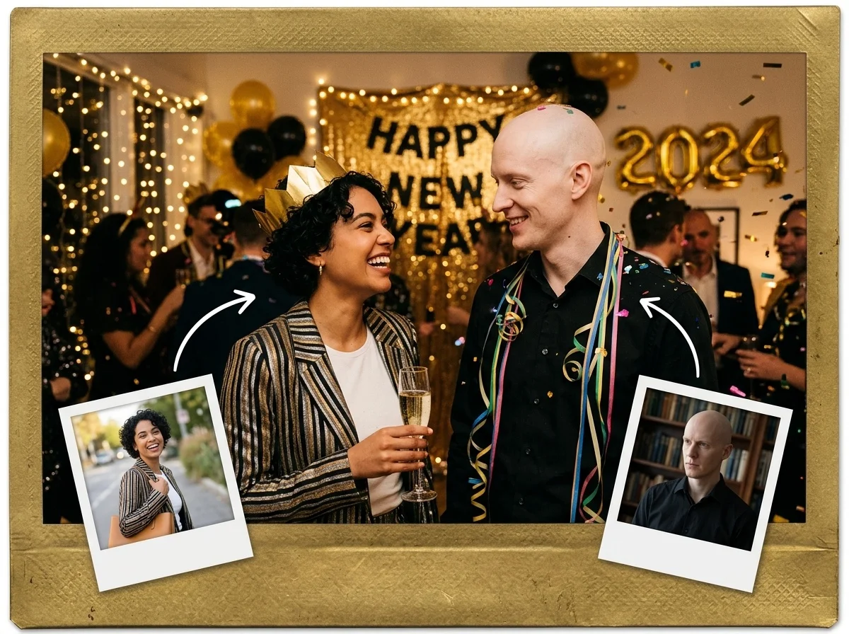 New Year Polaroid