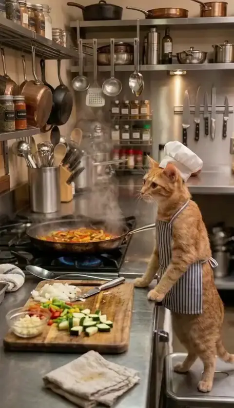 Cute Pet Cooking