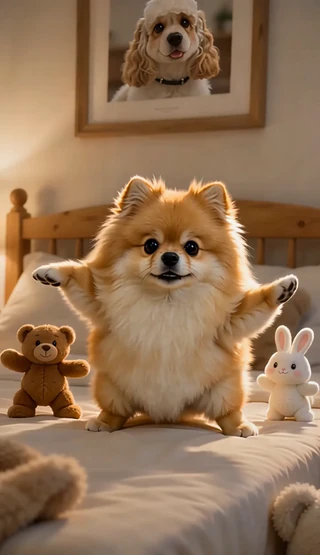 Cute Puppy Dancing