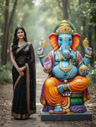 Hug Lord Ganesha