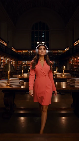 I love partying in the library!