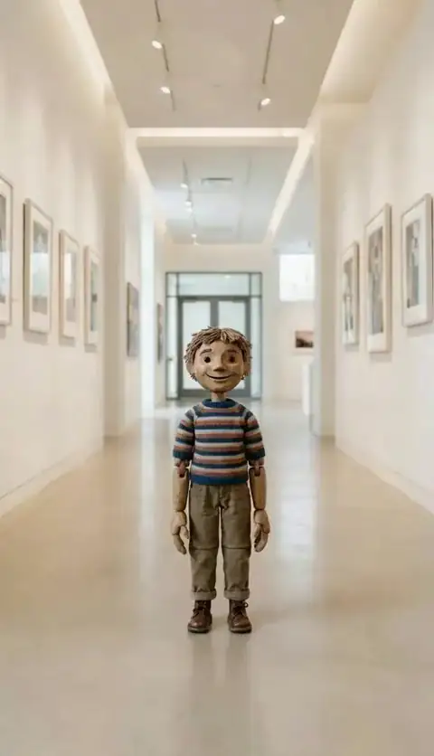 Puppet Playing Accordion