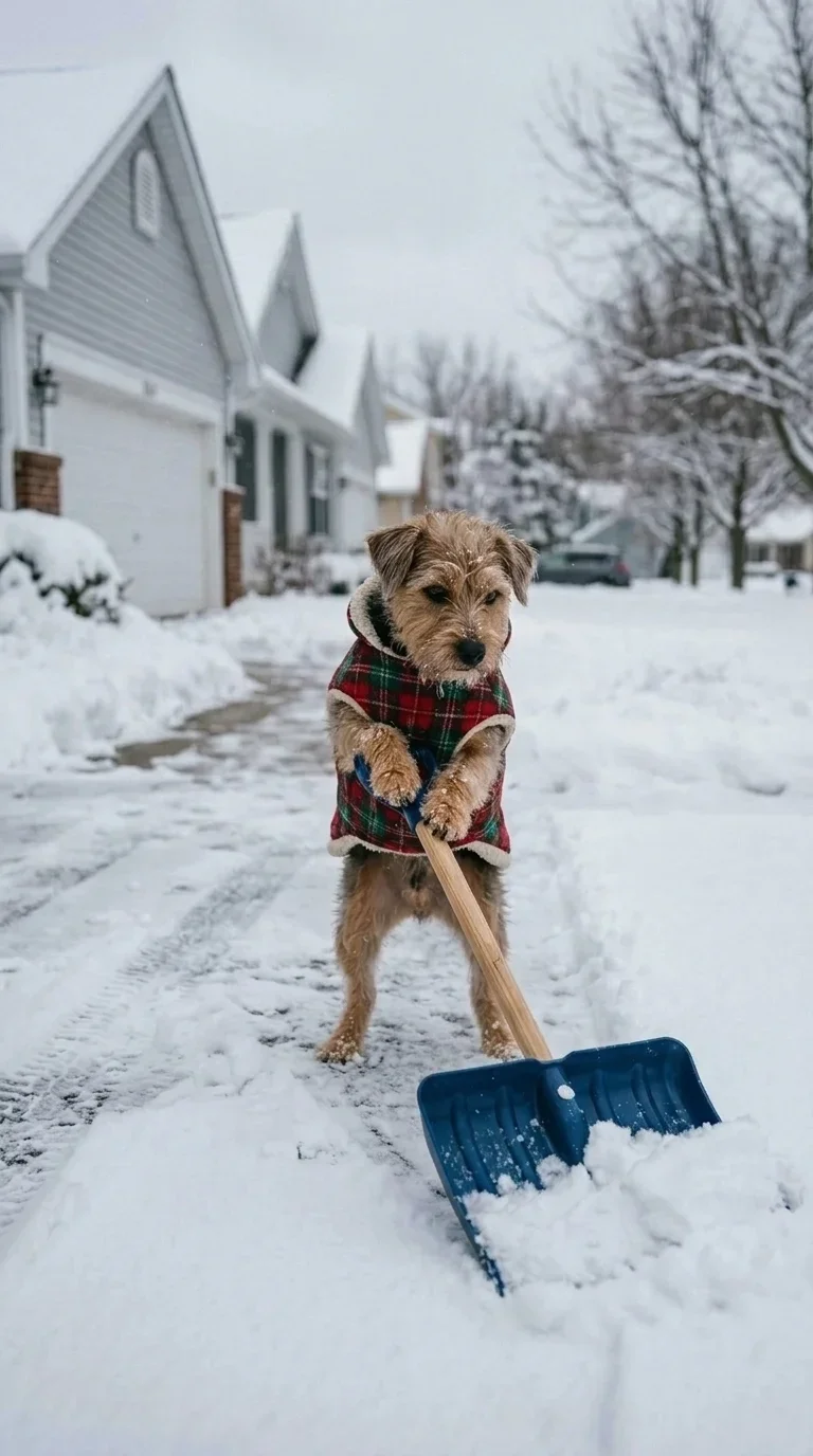 Pet Snow Shoveler
