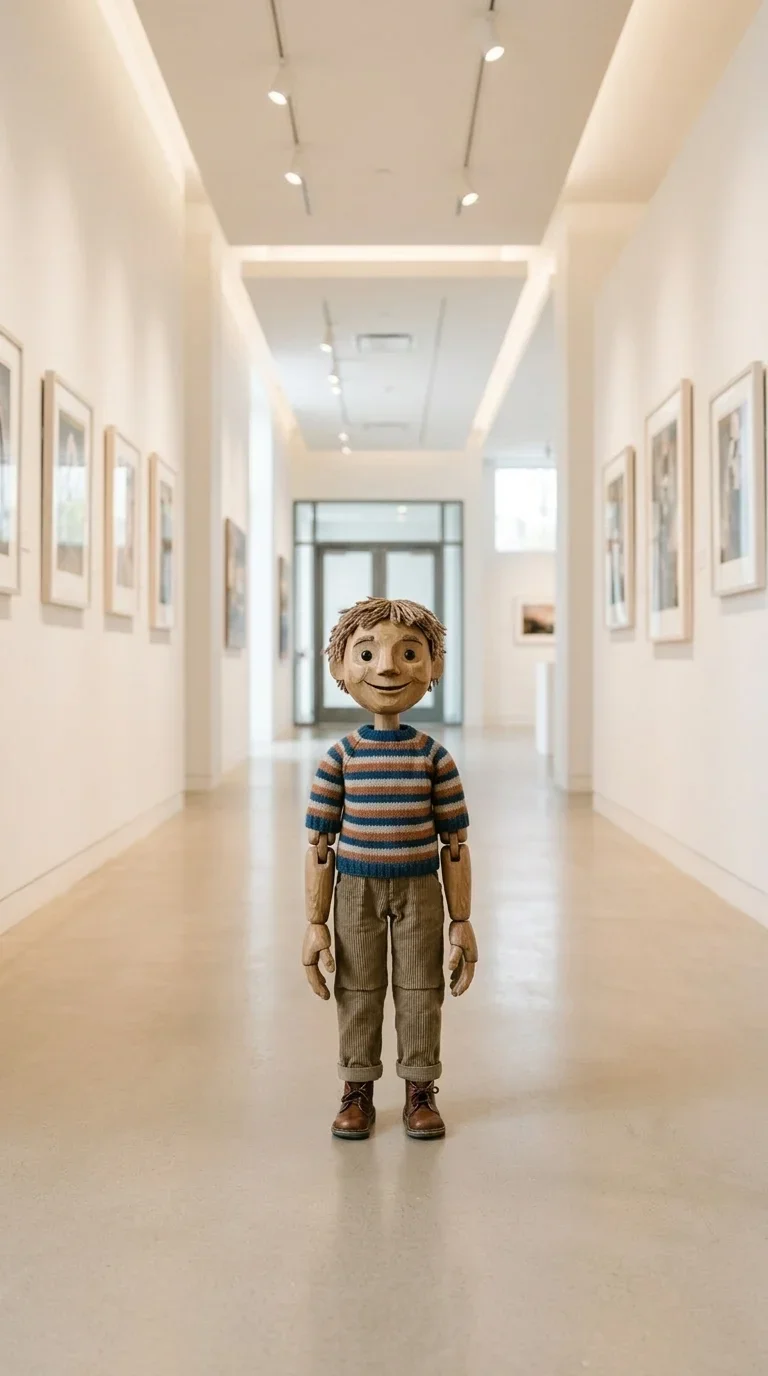 Puppet Playing Accordion