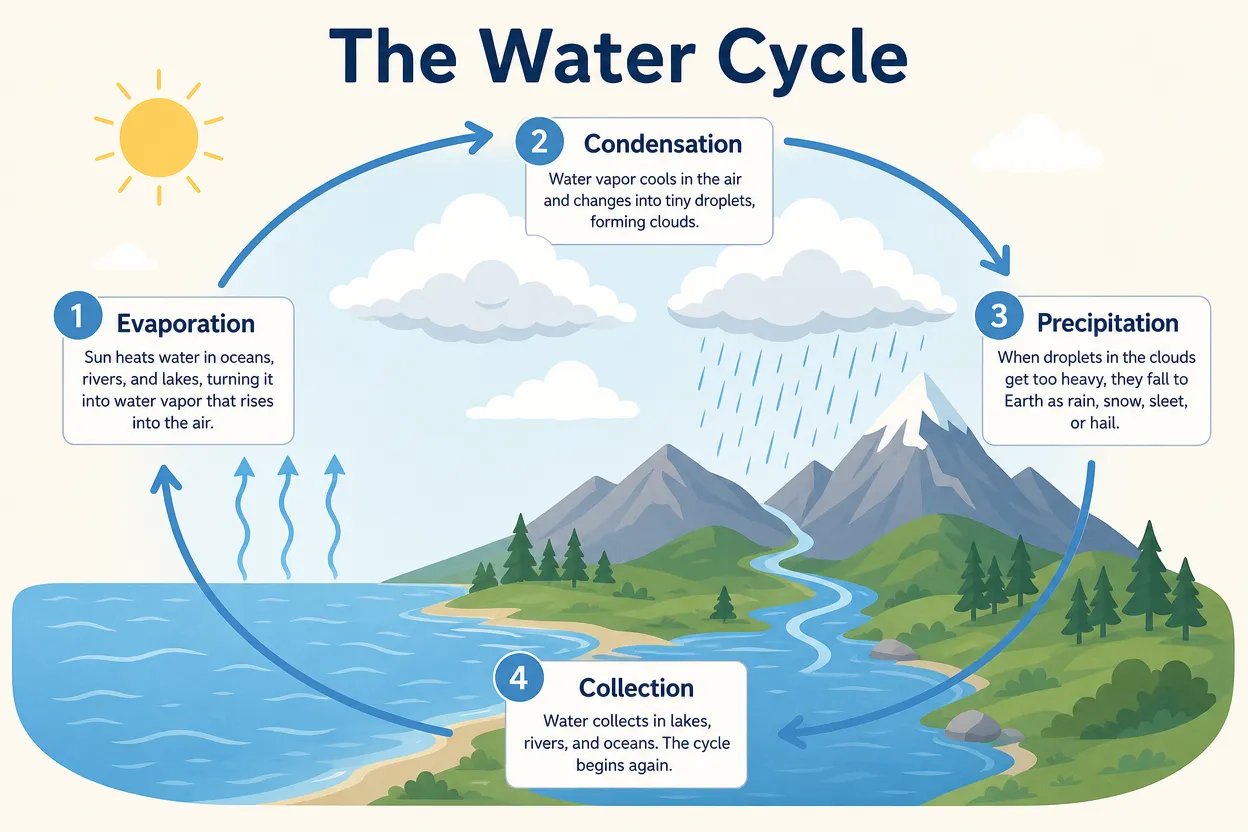 Structured infographic