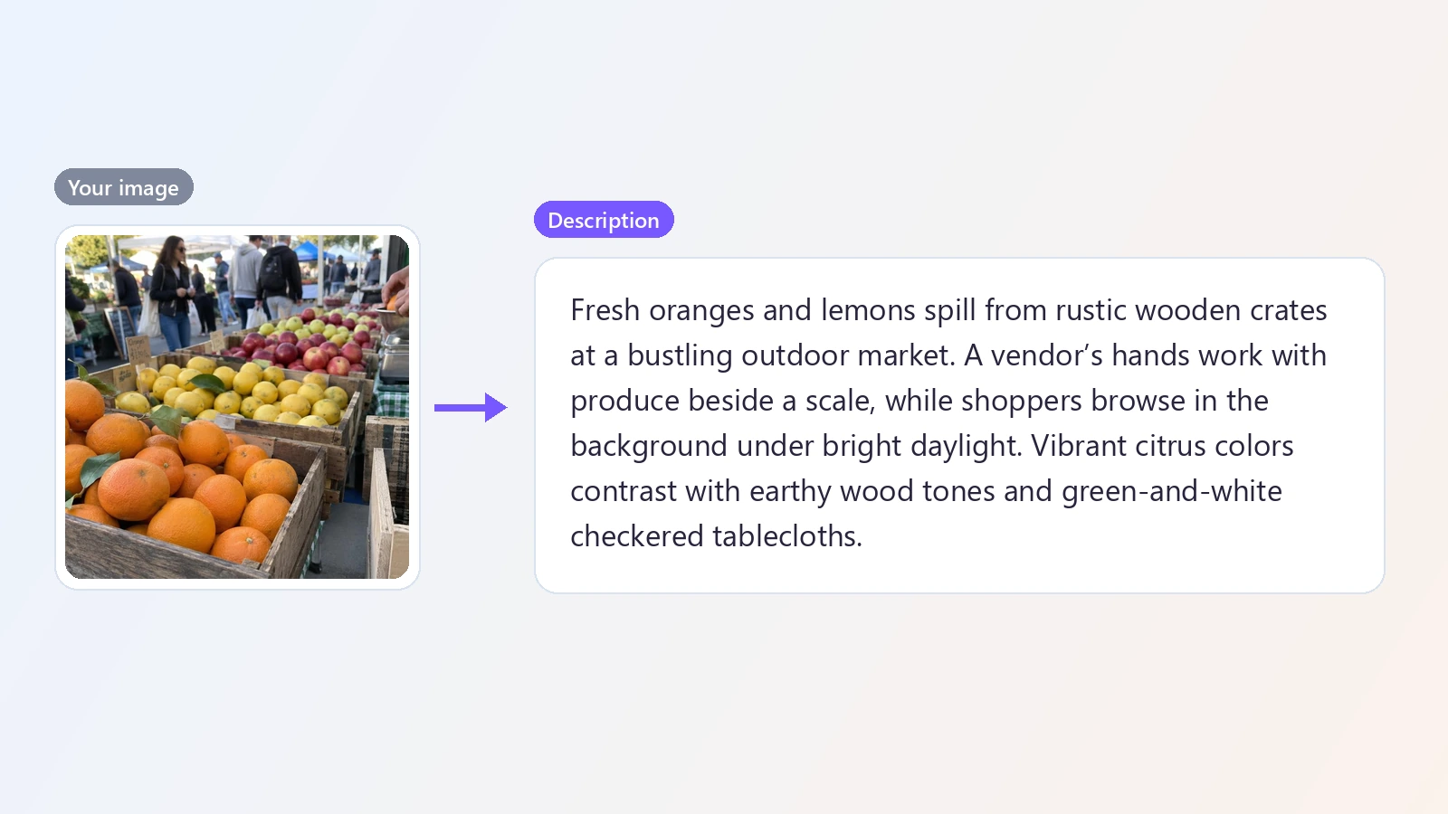 AI Image Describer