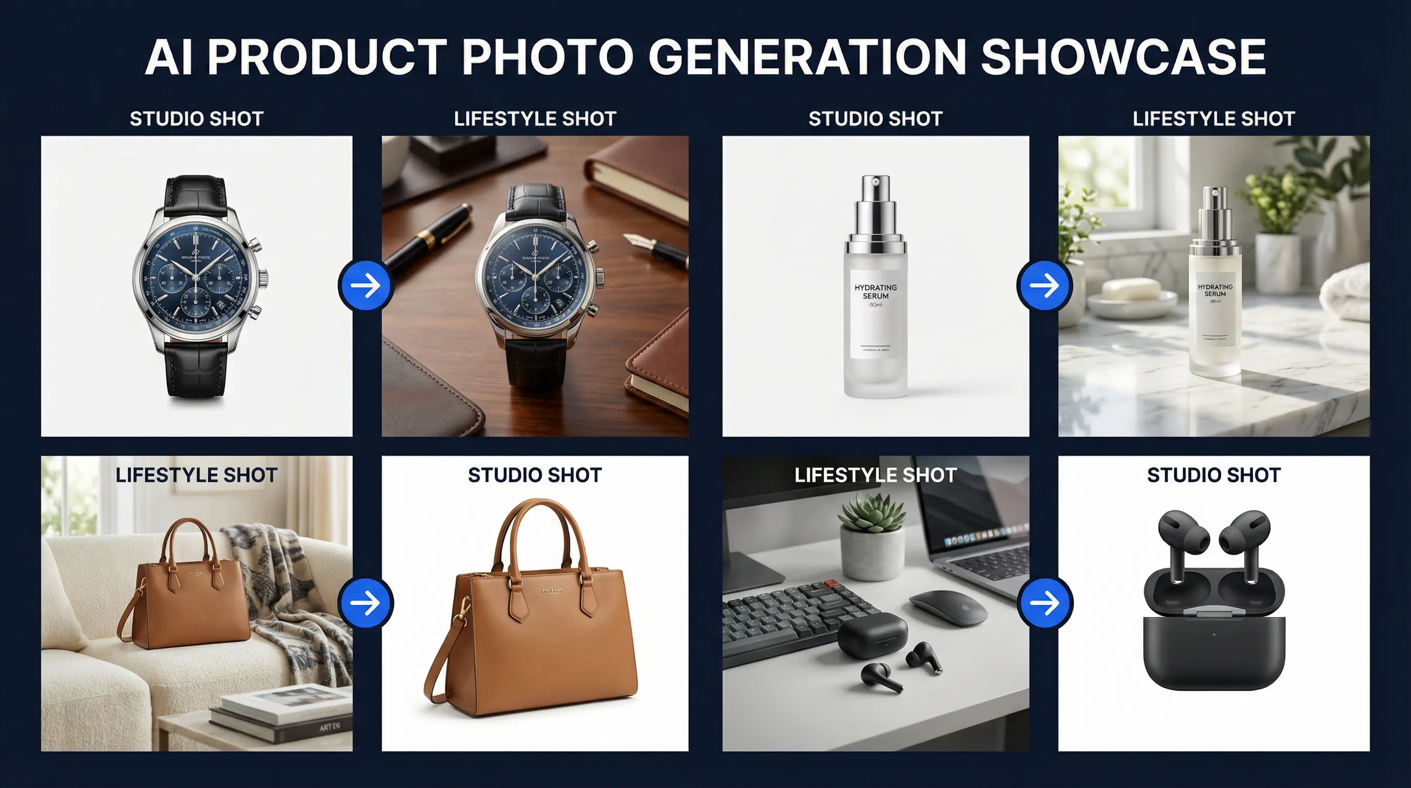 AI Product Photo Generator Showcase