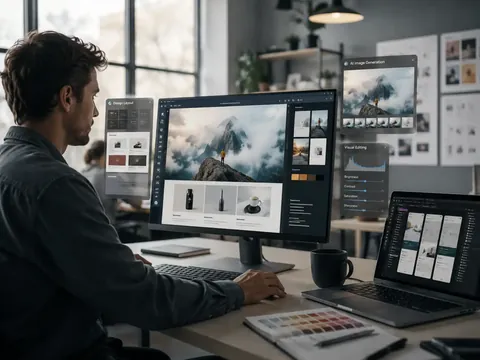 How AI Generated Visuals Are Reshaping Modern Web Design Strategies